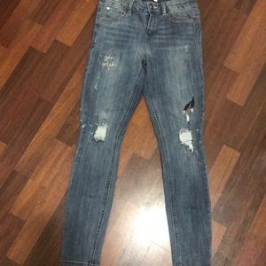 Adam Levine Patch Jeans